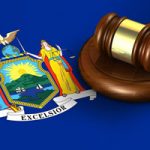 New York US State Law Legal System Concept