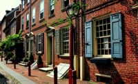 Row houses in Philadelphia, PA