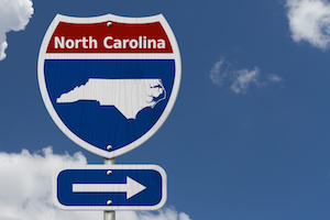 North Caroline sign