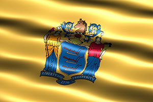 Flag of the state of New Jersey